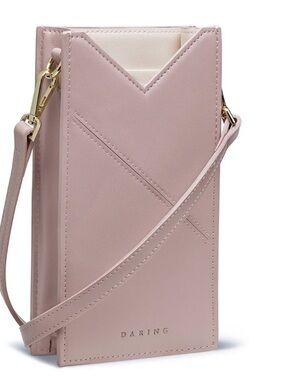Darling Blush Pink Crossbody Phone Pouch